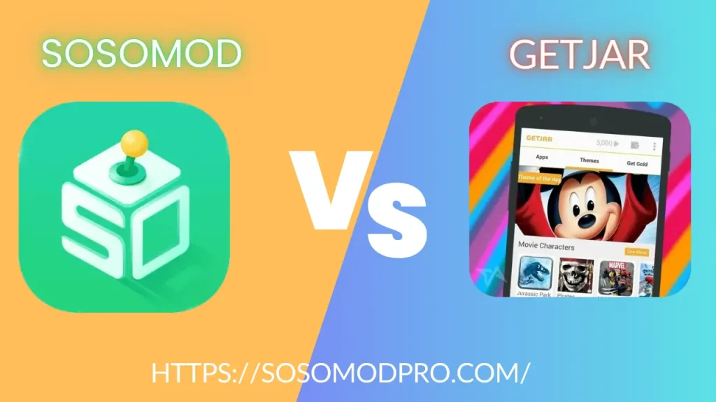 SosoMod VS GetJar 